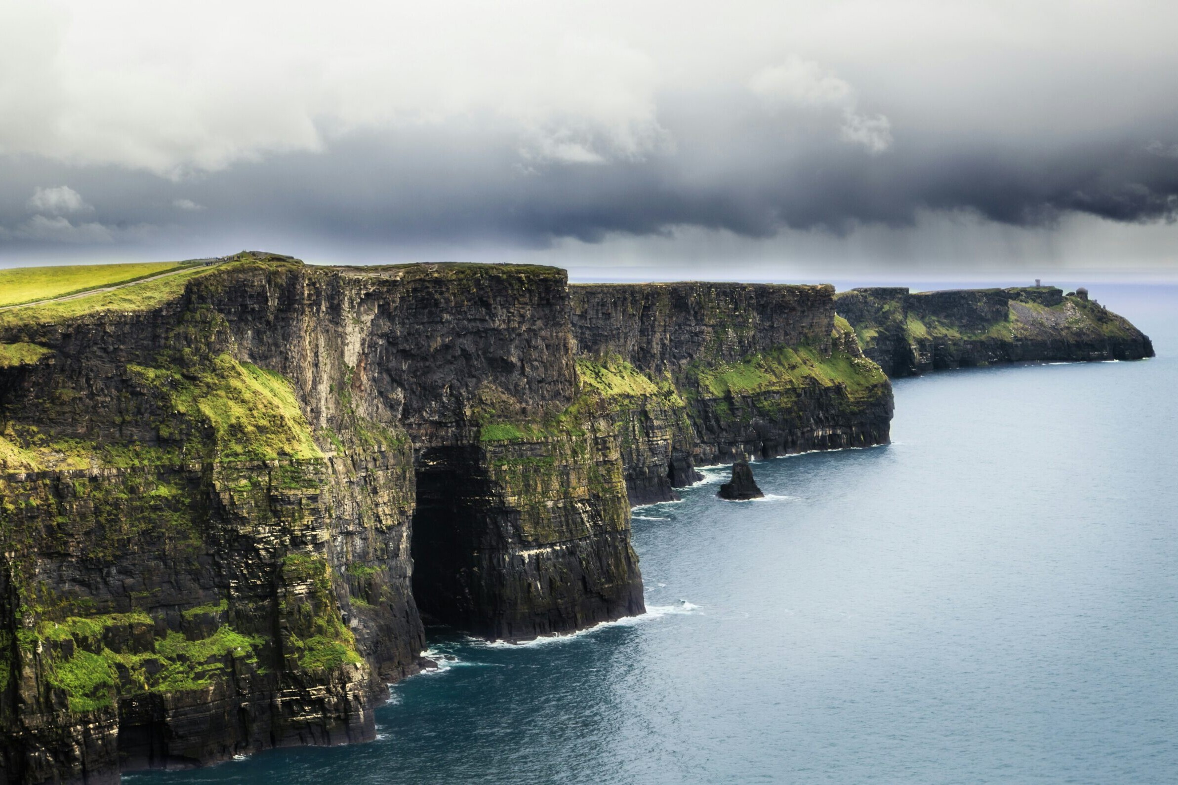 View of the cliffs of moher