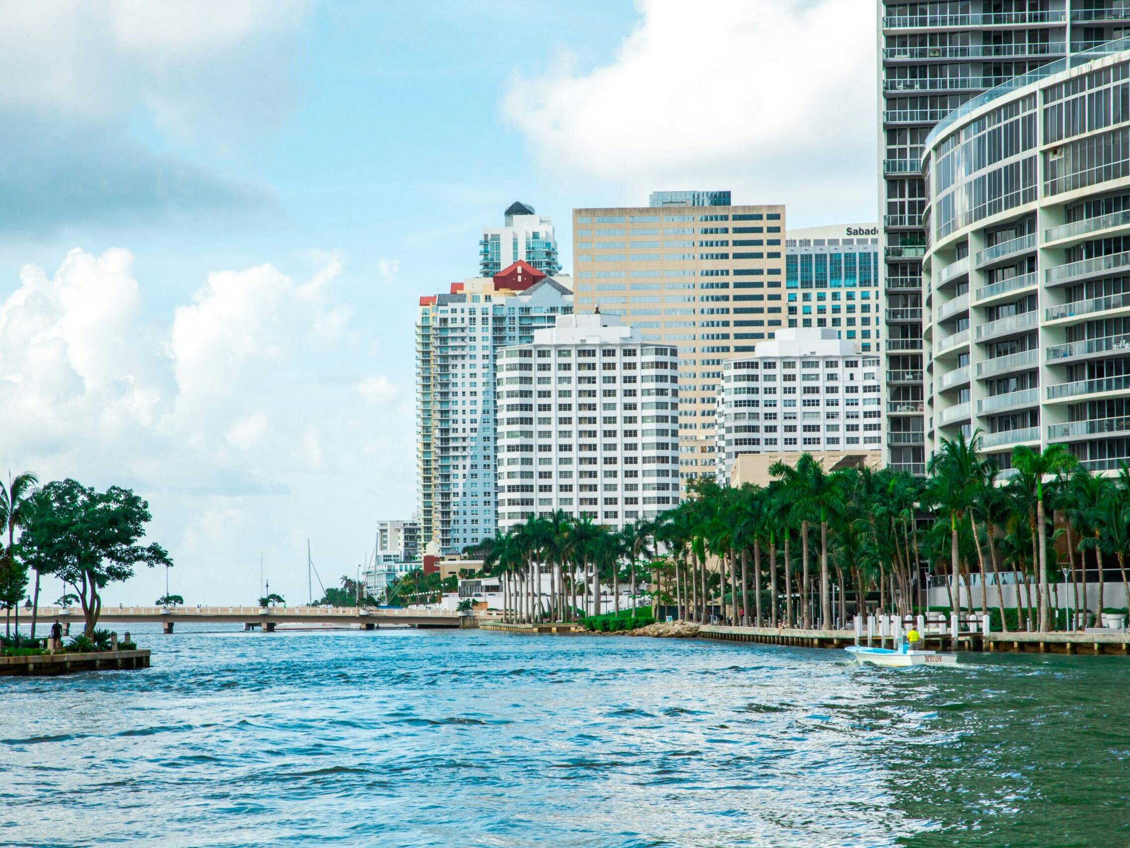 View of Miami from the water