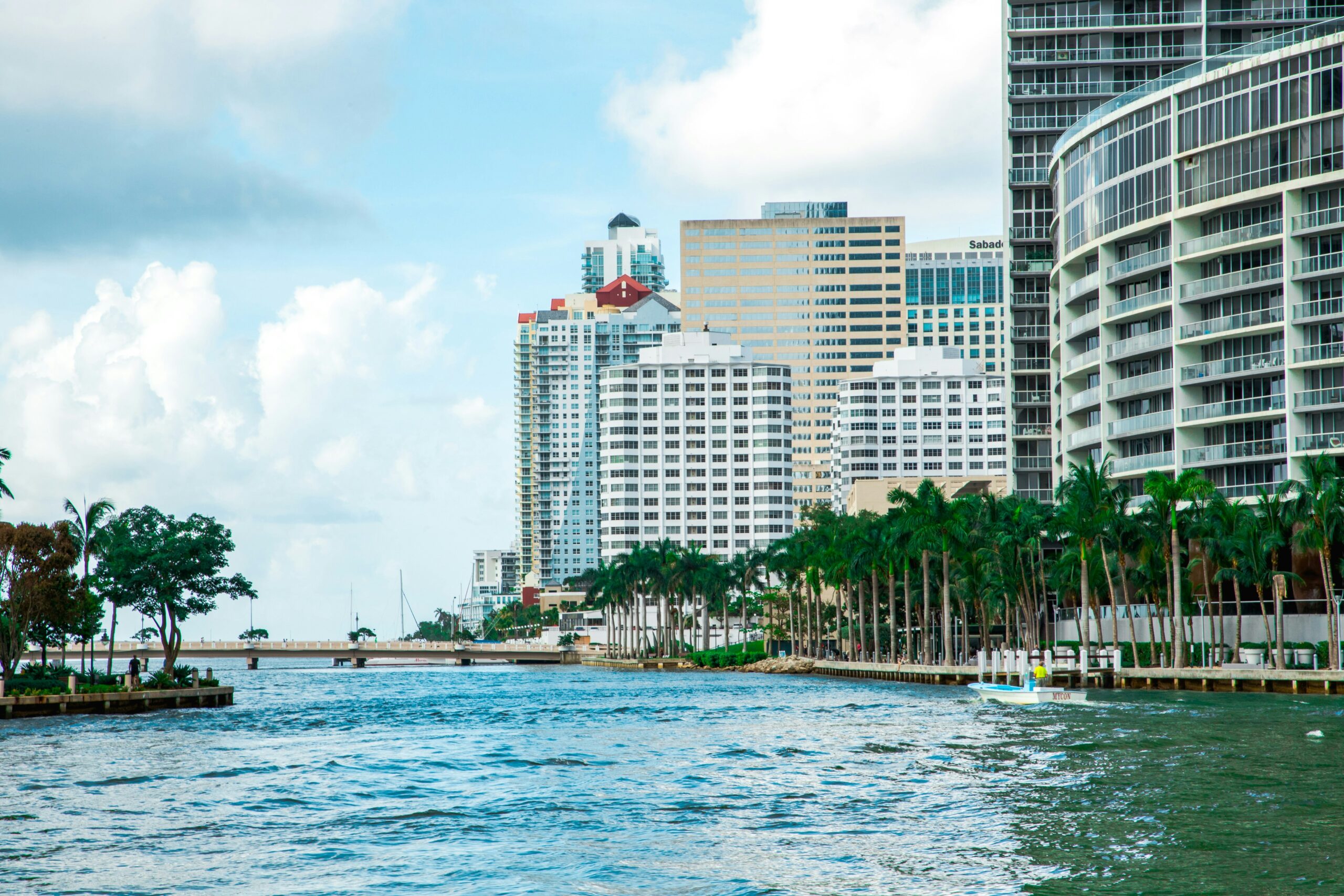 View of Miami from the water